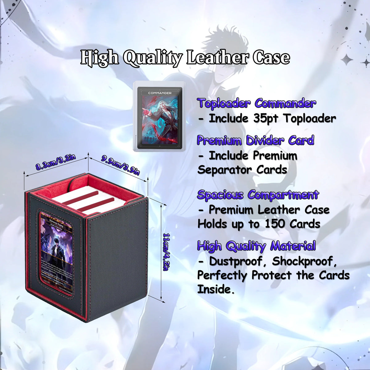 Solo Leveling Commander Deck • Solo Leveling Proxy Card • Custom Mtg Proxies • Mtg Proxy • Mtg Deck Box
