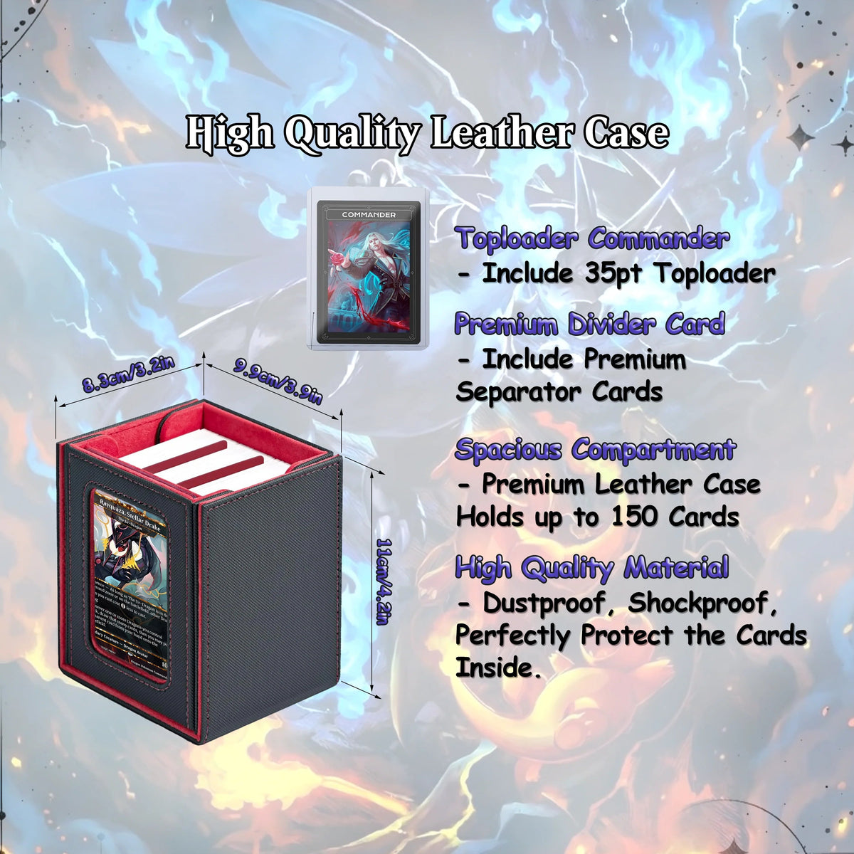 The Ur-Dragon EDH Proxy Deck - P.o.k.é.m.o.n Art, Tarkir Dragonstorm, Dragon Tribal Commander