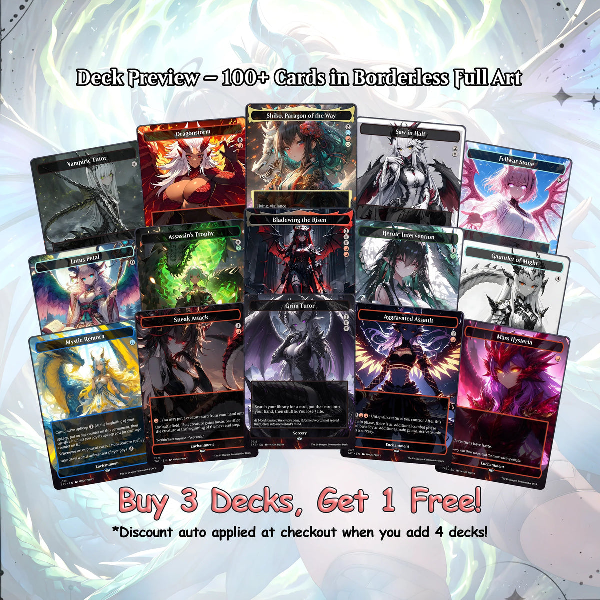 The Ur Dragon Commander cEDH Deck - The Ur Dragon Commander Magic Commander - CardHaven Deck with 150+ Unique Cards - 