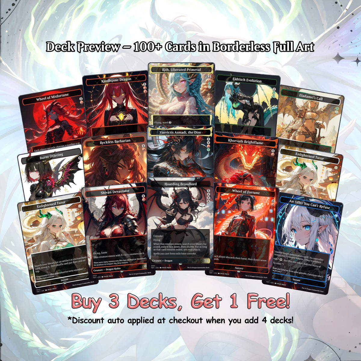 The Ur Dragon Commander cEDH Deck - The Ur Dragon Commander Magic Commander - CardHaven Deck with 150+ Unique Cards - 