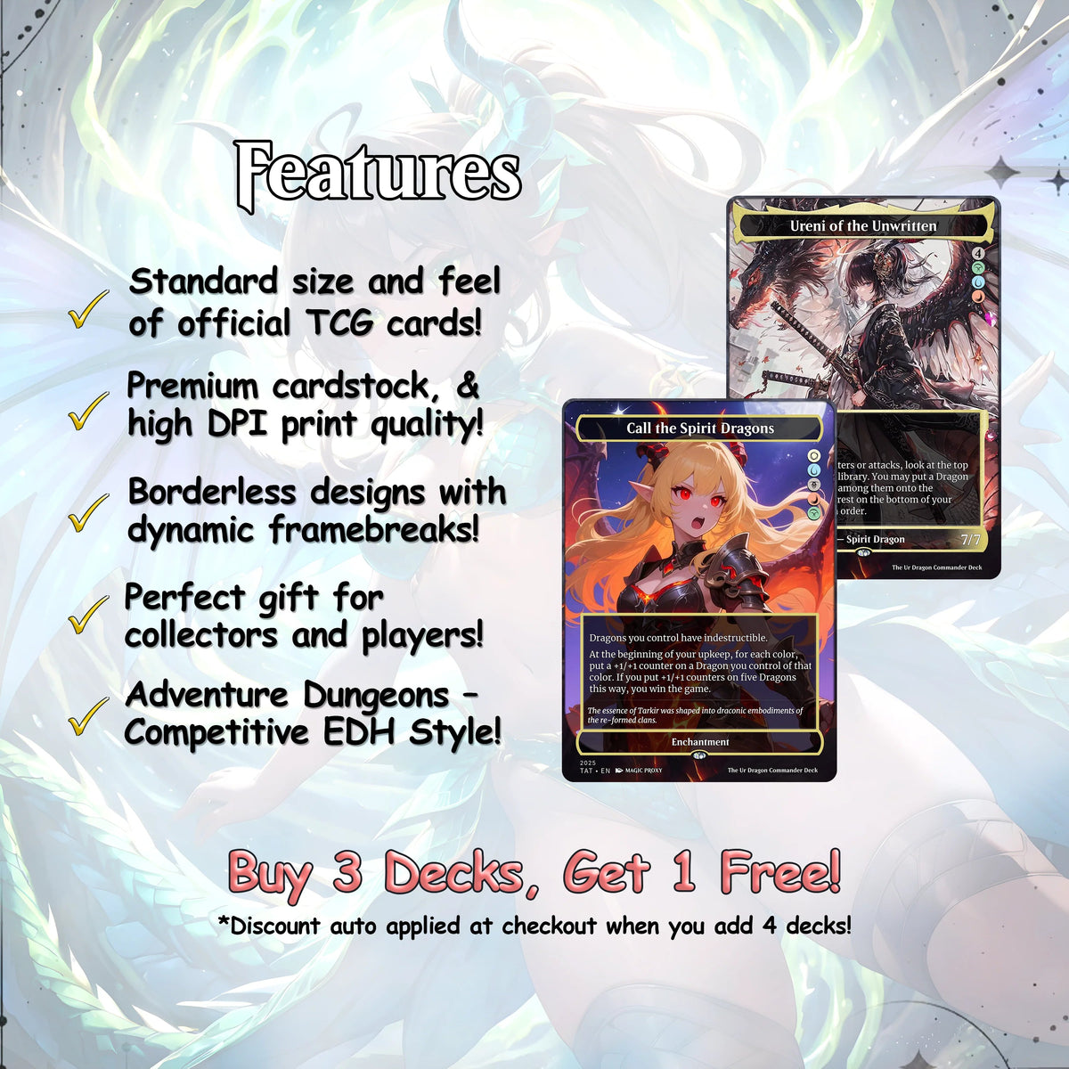 The Ur Dragon Commander cEDH Deck - The Ur Dragon Commander Magic Commander - CardHaven Deck with 150+ Unique Cards - 