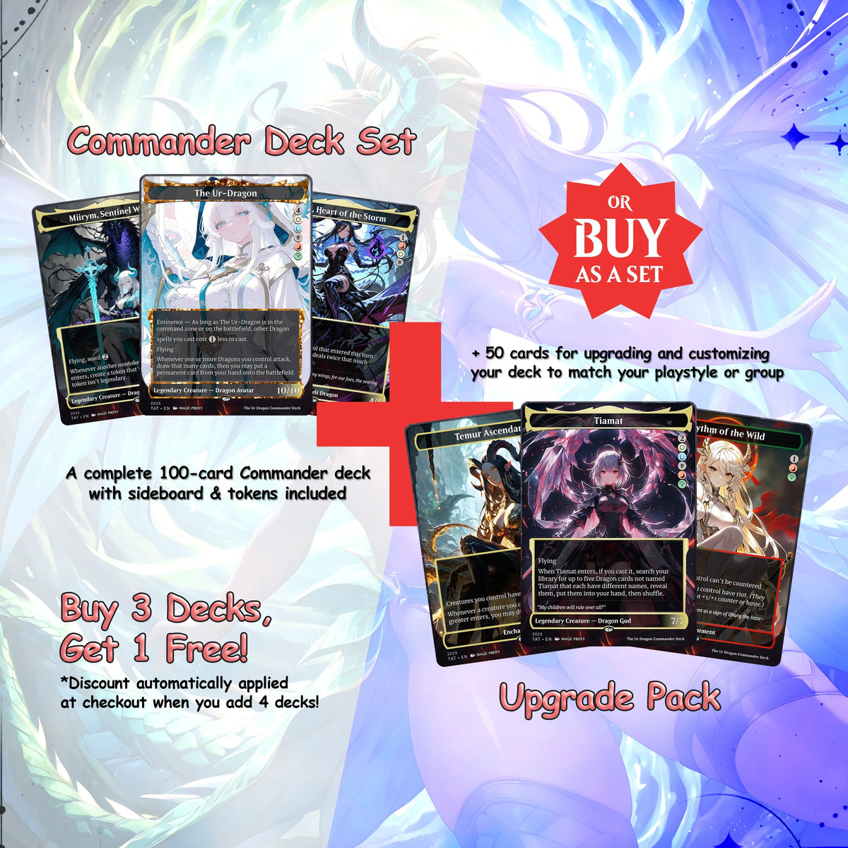 The Ur Dragon Commander cEDH Deck - The Ur Dragon Commander Magic Commander - CardHaven Deck with 150+ Unique Cards - 