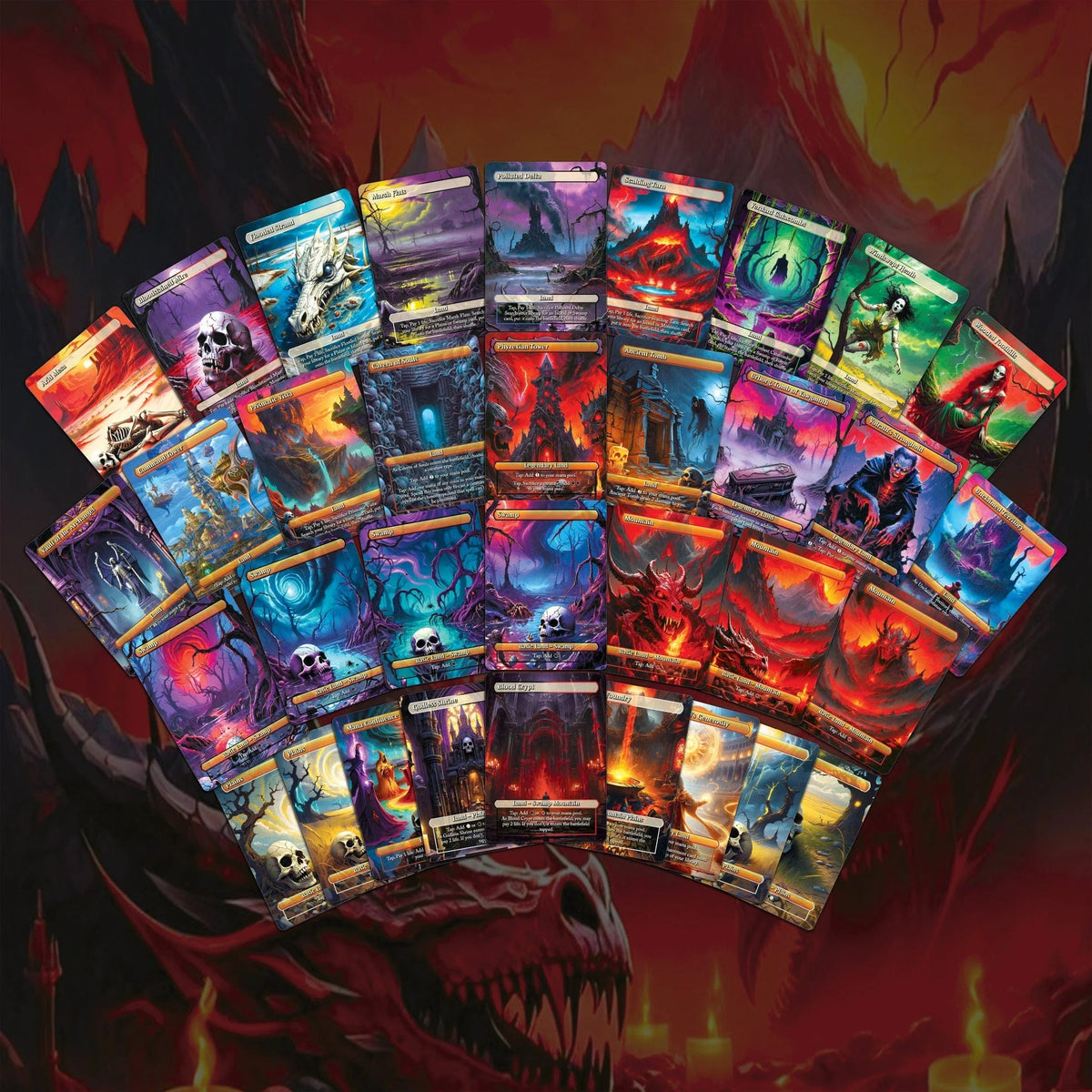 Vampire Commander Deck - Edgar Markov High Quality MTG Proxies for EDH, Full 100 Card Ready to Play Deck with Custom Art