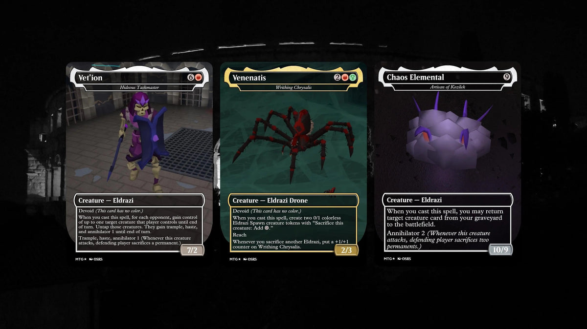 Vardorvis/Nex / Ulamog, Fused Atrocity - Eldrazi Commander Deck - OSRS Themed MTG Inspired Proxy Cards - Oldschool Runes