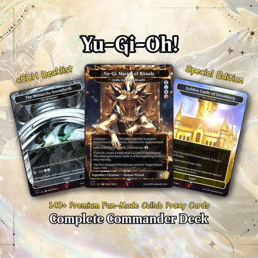 Yu-Gi-Oh! cEDH Deck - Yu-Gi-Oh Magic Commander - CardHaven Deck with 150+ Unique Cards - Custom Cards MTG Proxy for Ca